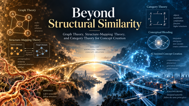 Beyond Structural Similarity: Graph Theory, Structure-Mapping Theory, and Category Theory for Concept Creation
